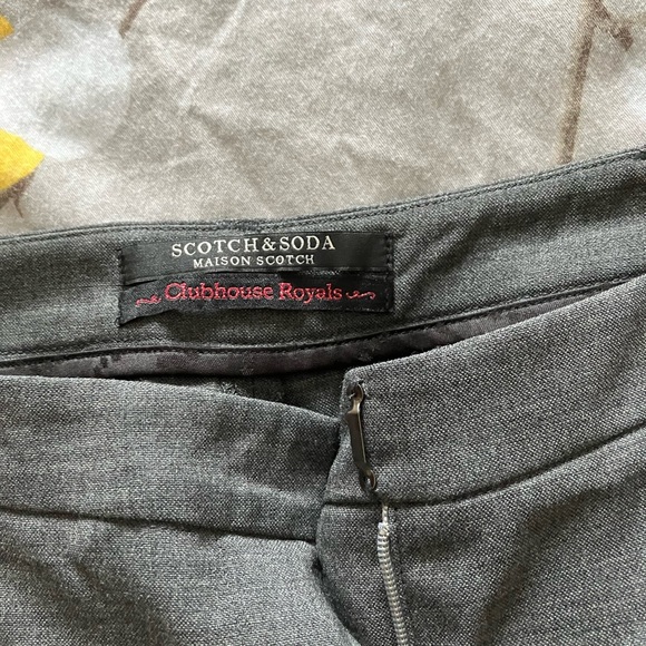 Maison Scotch Mid Rise Slim Wool dress pants - Picture 3 of 7